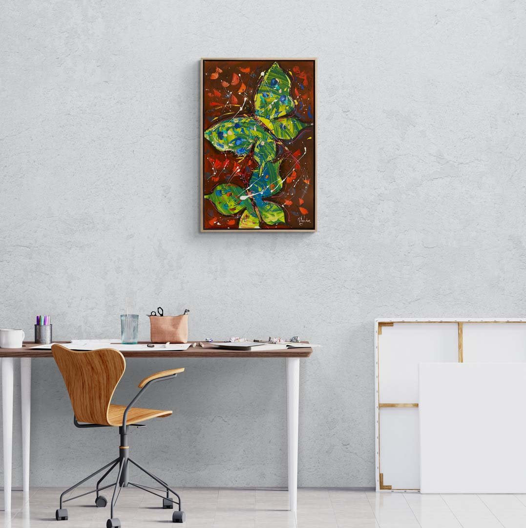 Renk Cümbüşü Yağlı Boya Tablosu