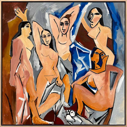 Avignonlu Kızlar - Pablo Picasso Yağlı Boya Tablosu