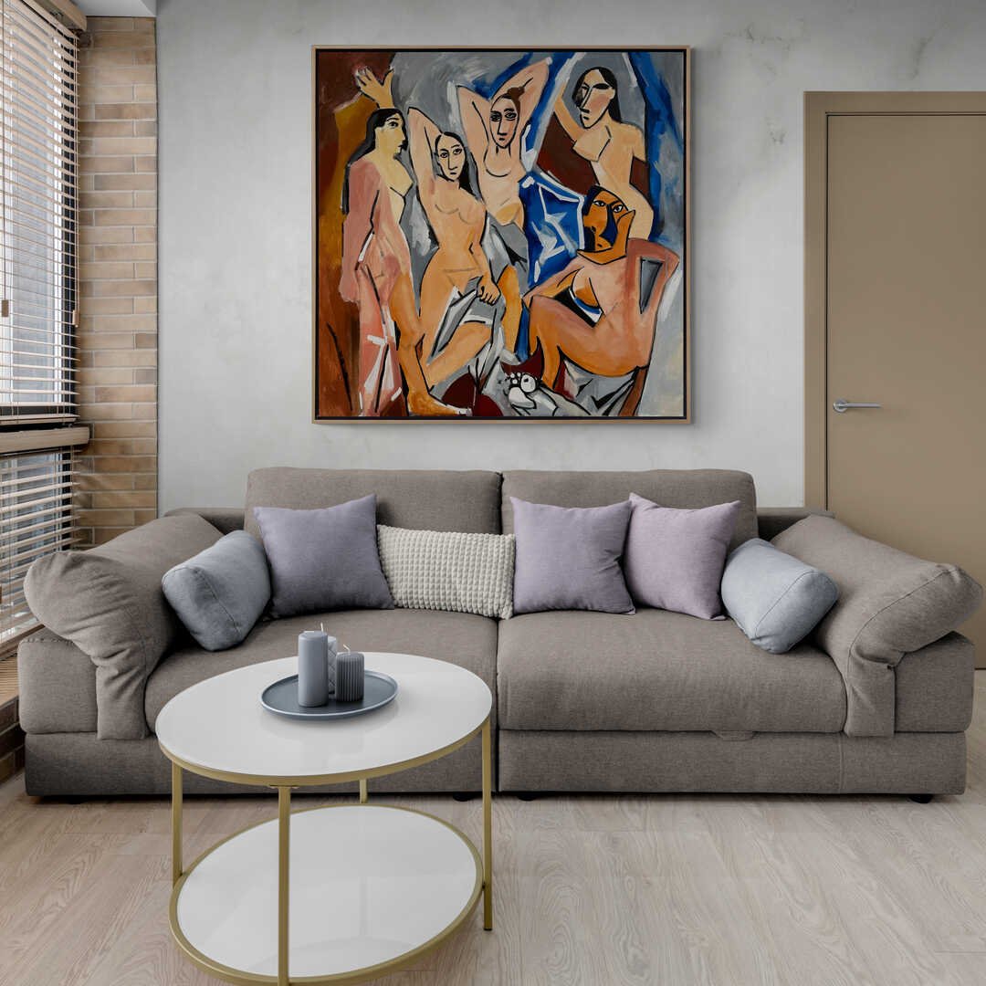 Avignonlu Kızlar - Pablo Picasso Yağlı Boya Tablosu