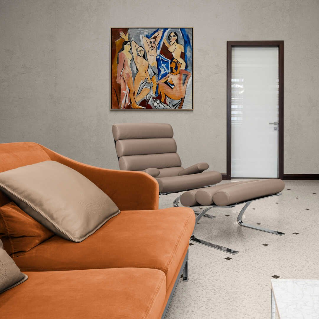 Avignonlu Kızlar - Pablo Picasso Yağlı Boya Tablosu