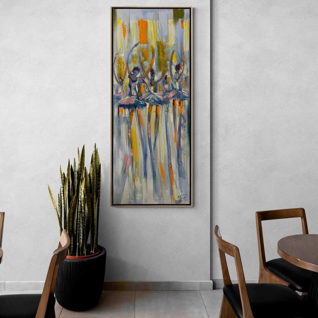 Ruhun Uçuşan Dansı Yağlı Boya Tablosu