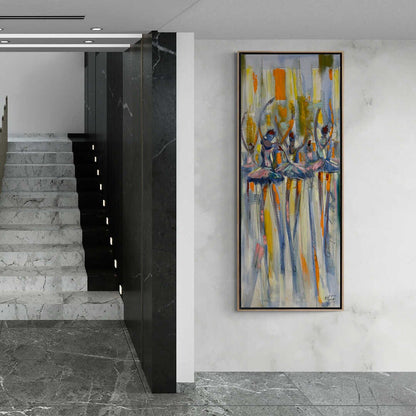 Ruhun Uçuşan Dansı Yağlı Boya Tablosu