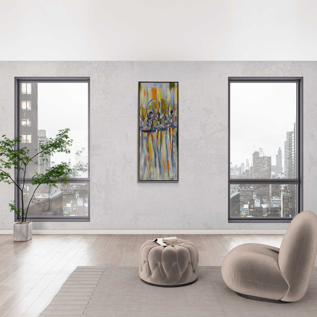 Ruhun Uçuşan Dansı Yağlı Boya Tablosu