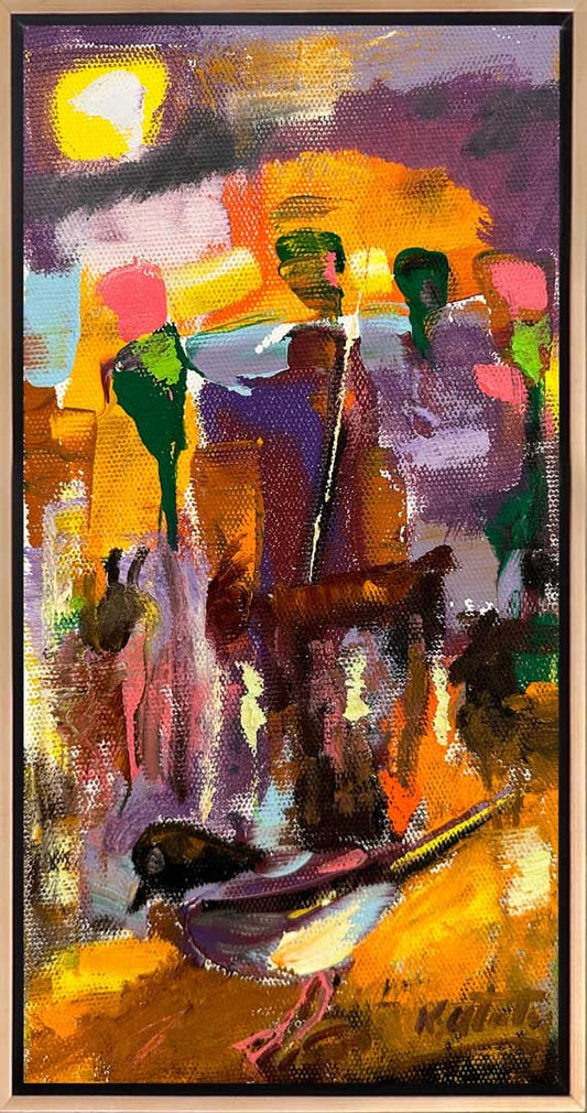 Soyut Doğa Yağlı Boya Tablosu