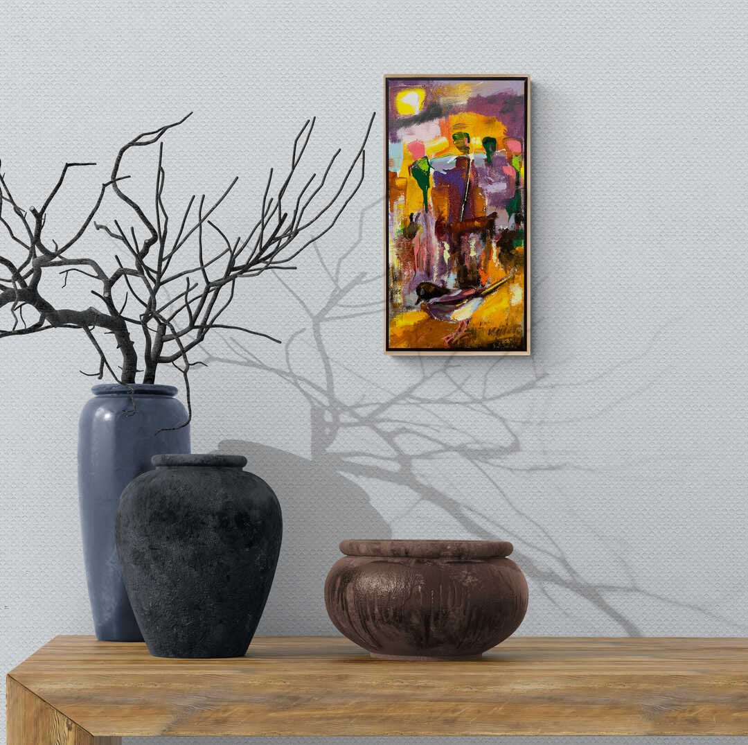 Soyut Doğa Yağlı Boya Tablosu