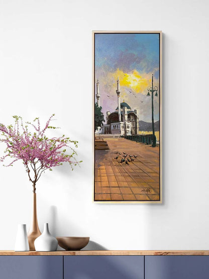 Tarihin Gölgesinde Boğaz Yağlı Boya Tablosu