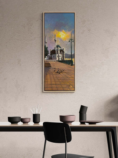 Tarihin Gölgesinde Boğaz Yağlı Boya Tablosu