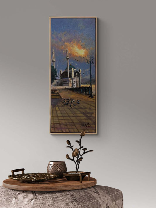 Ortaköy Cami Sessizlik Yağlı Boya Tablosu