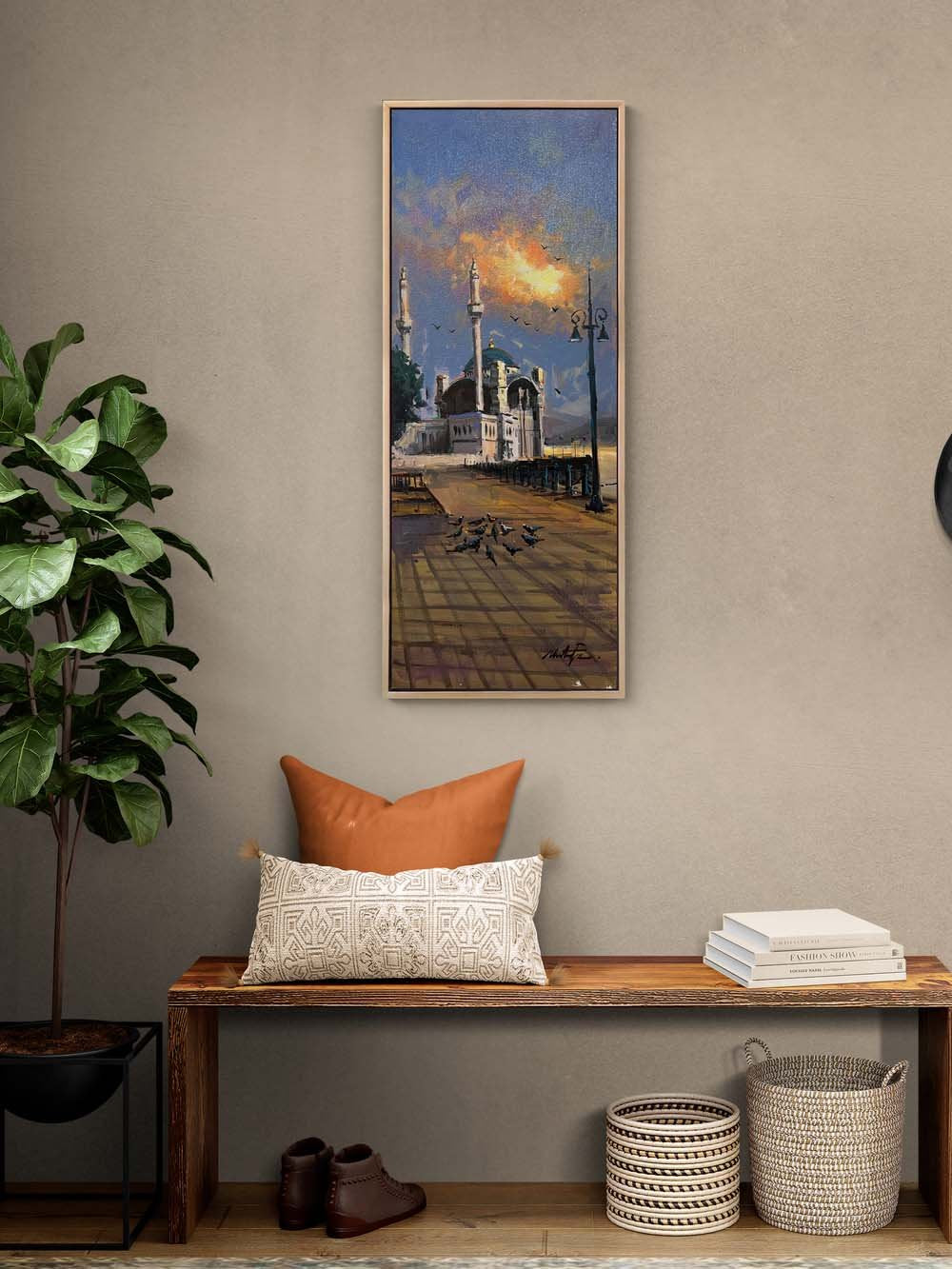 Ortaköy Cami Sessizlik Yağlı Boya Tablosu