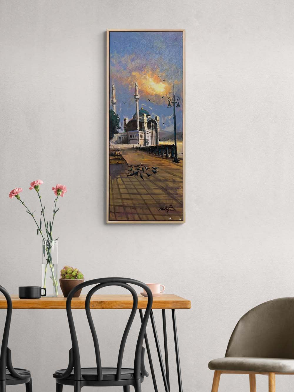 Ortaköy Cami Sessizlik Yağlı Boya Tablosu