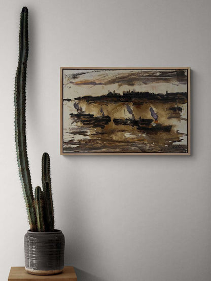 İstanbul’un Sessizliği Yağlı Boya Tablosu