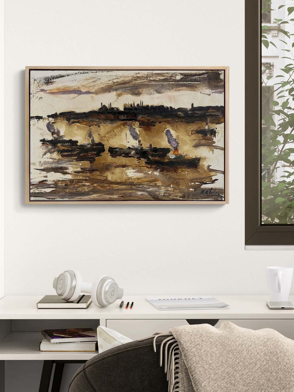 İstanbul’un Sessizliği Yağlı Boya Tablosu