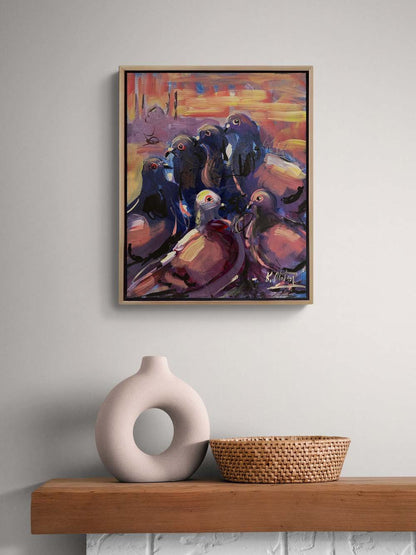 Gökyüzünün Elçileri Yağlı Boya Tablosu