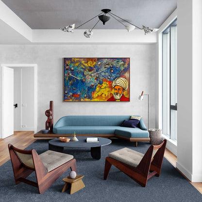 Keşfin İzinde, Piri Reis Haritası Yağlı Boya Tablosu