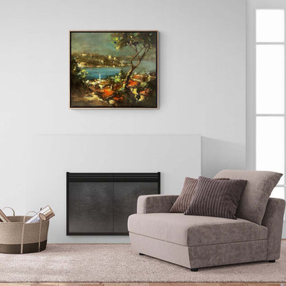 İstanbul Boğazı'nda Mazi Yağlı Boya Tablosu