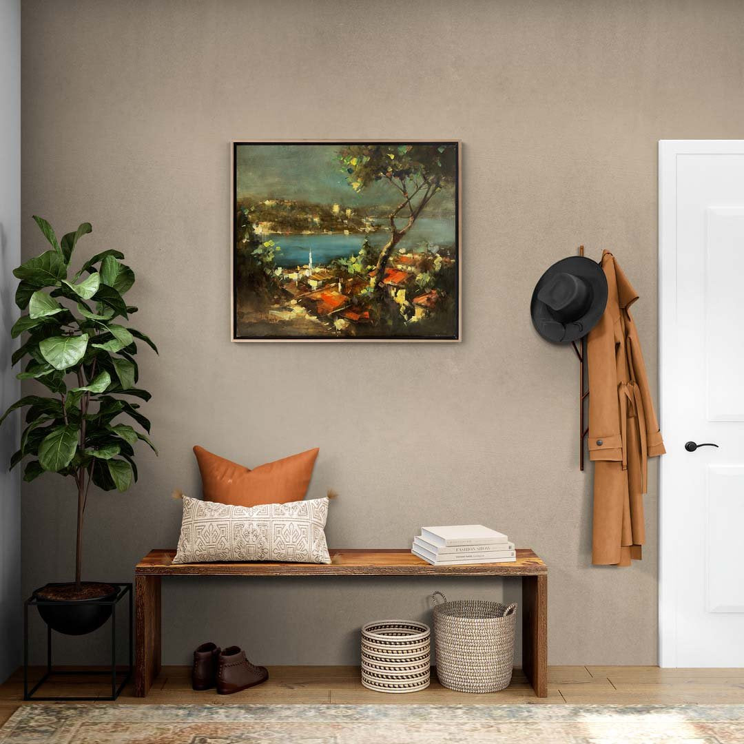 İstanbul Boğazı'nda Mazi Yağlı Boya Tablosu