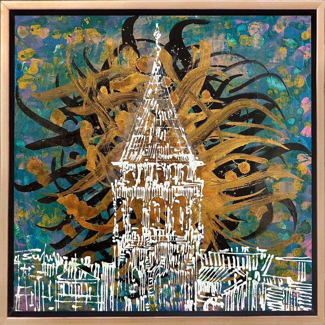 Gizemli Galata Yağlı Boya Tablosu