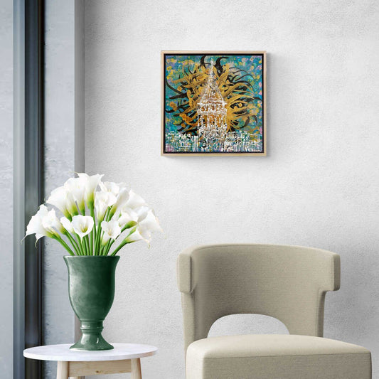 Gizemli Galata Yağlı Boya Tablosu