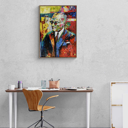 Atatürk'ün Liderliği Siparişe Özel Yağlı Boya Tablo