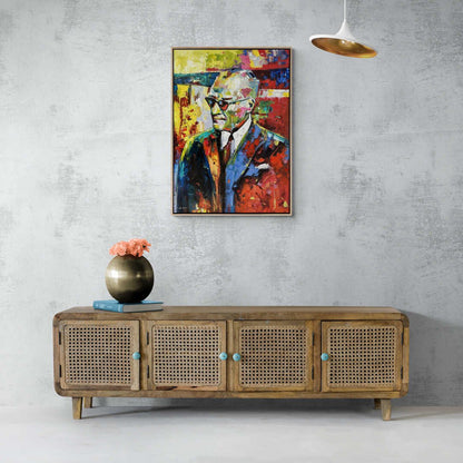 Atatürk'ün Liderliği Siparişe Özel Yağlı Boya Tablo