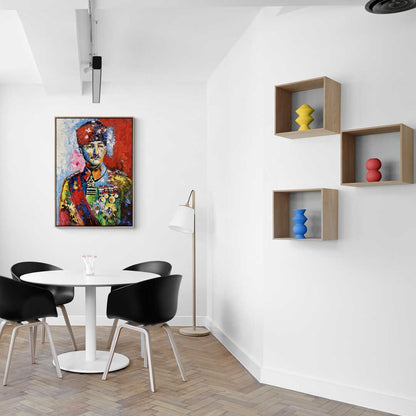 Kurtuluş Savaşı Komutanı Siparişe Özel Yağlı Boya Tablo