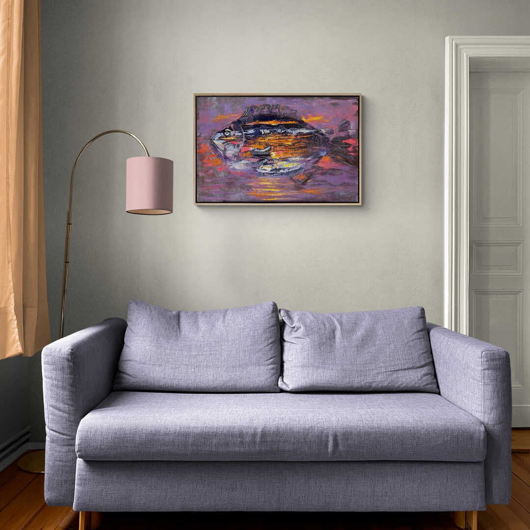 Balığın Karnında istanbul Yağlı Boya Tablosu