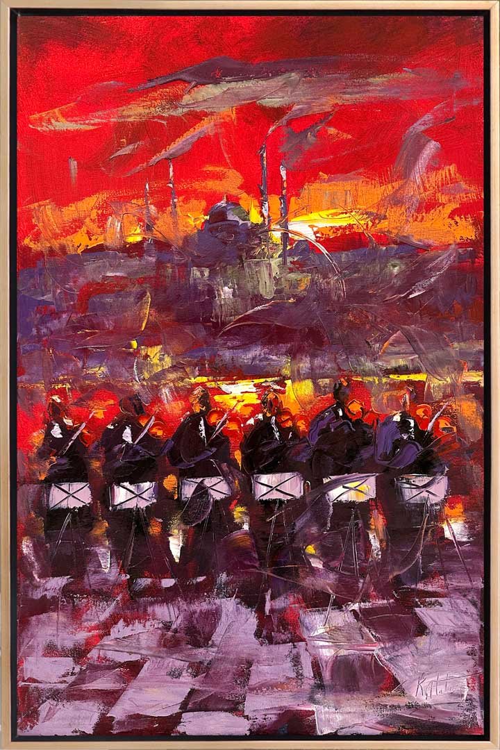 Orkestra Yağlı Boya Tablosu