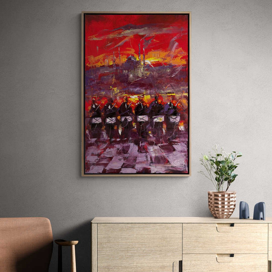 Orkestra Yağlı Boya Tablosu