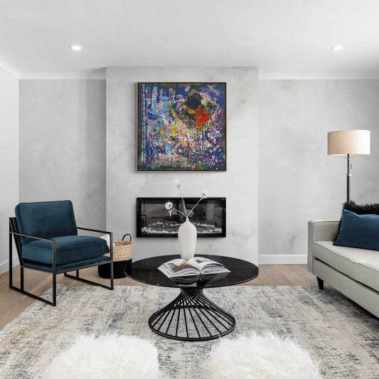 Modern Palet Yağlı Boya Tablosu