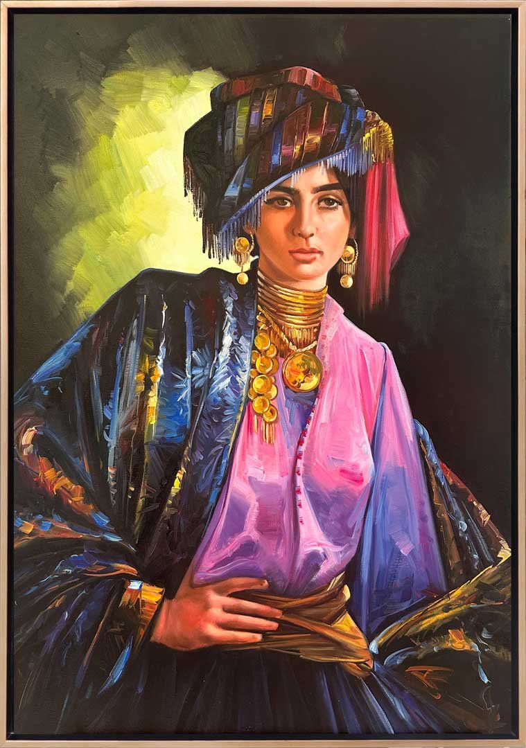 Çingene Kızı Yağlı Boya Tablosu