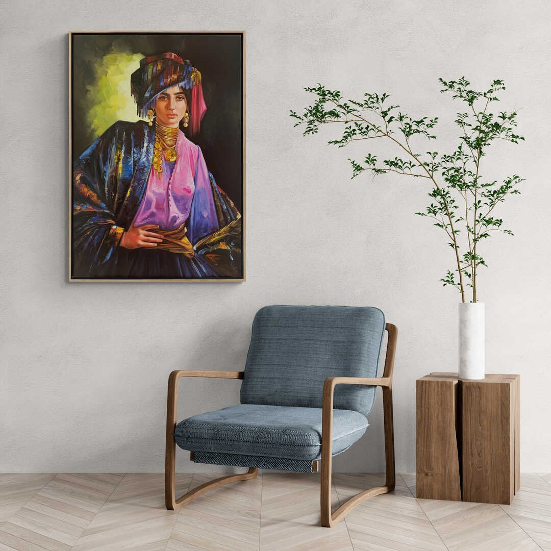 Çingene Kızı Yağlı Boya Tablosu