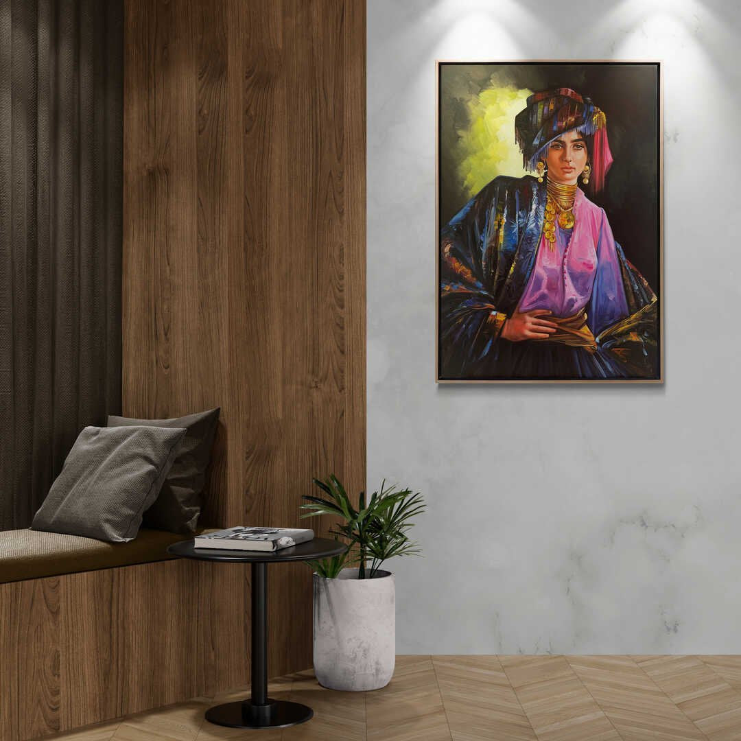 Çingene Kızı Yağlı Boya Tablosu