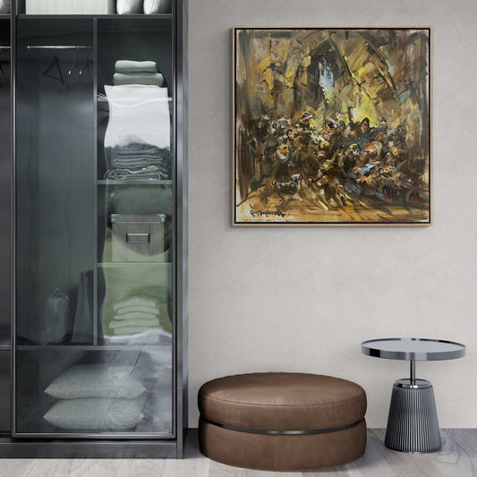 Muharebe Yağlı Boya Tablosu