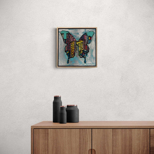 Kelebek Zamanı Yağlı Boya Tablosu