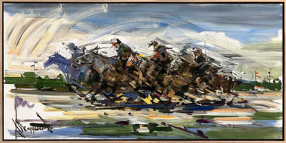 Atlı Savaşçılar Yağlı Boya Tablosu