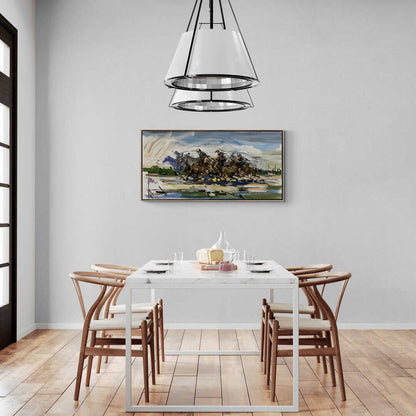 Atlı Savaşçılar Yağlı Boya Tablosu