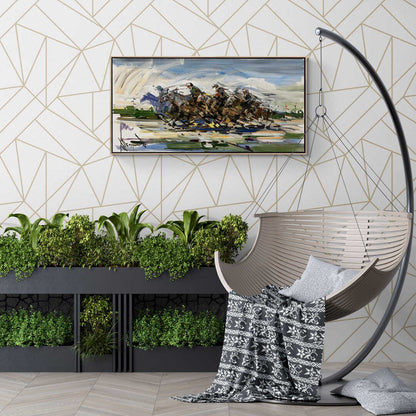 Atlı Savaşçılar Yağlı Boya Tablosu