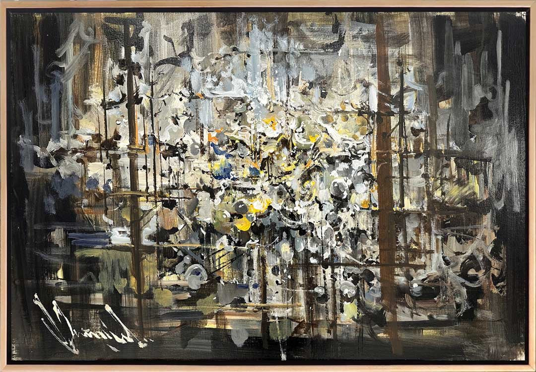 Zamanın Nötr İzleri Yağlı Boya Tablosu