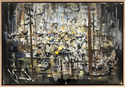 Zamanın Nötr İzleri Yağlı Boya Tablosu