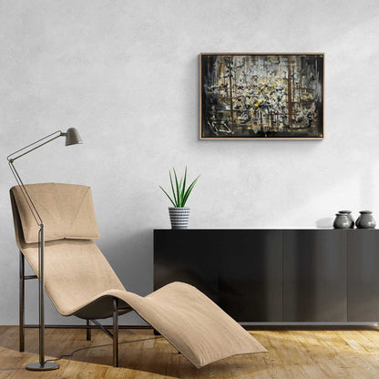 Zamanın Nötr İzleri Yağlı Boya Tablosu