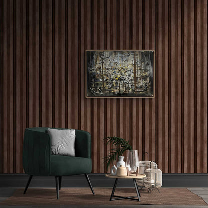 Zamanın Nötr İzleri Yağlı Boya Tablosu