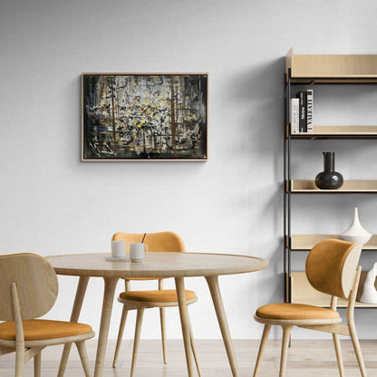 Zamanın Nötr İzleri Yağlı Boya Tablosu