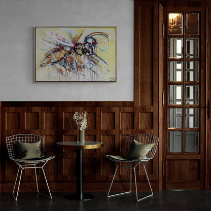 Mekanik Çağ Yağlı Boya Tablosu