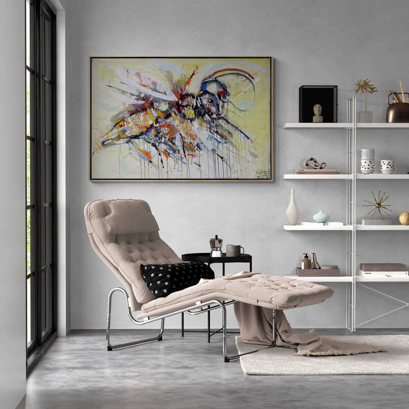 Mekanik Çağ Yağlı Boya Tablosu