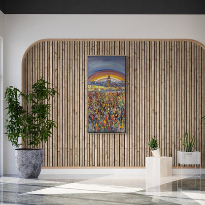 Kalabalık Yağlı Boya Tablosu