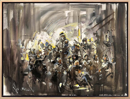 Kaosun Yankıları Yağlı Boya Tablosu