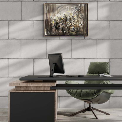 Kaosun Yankıları Yağlı Boya Tablosu