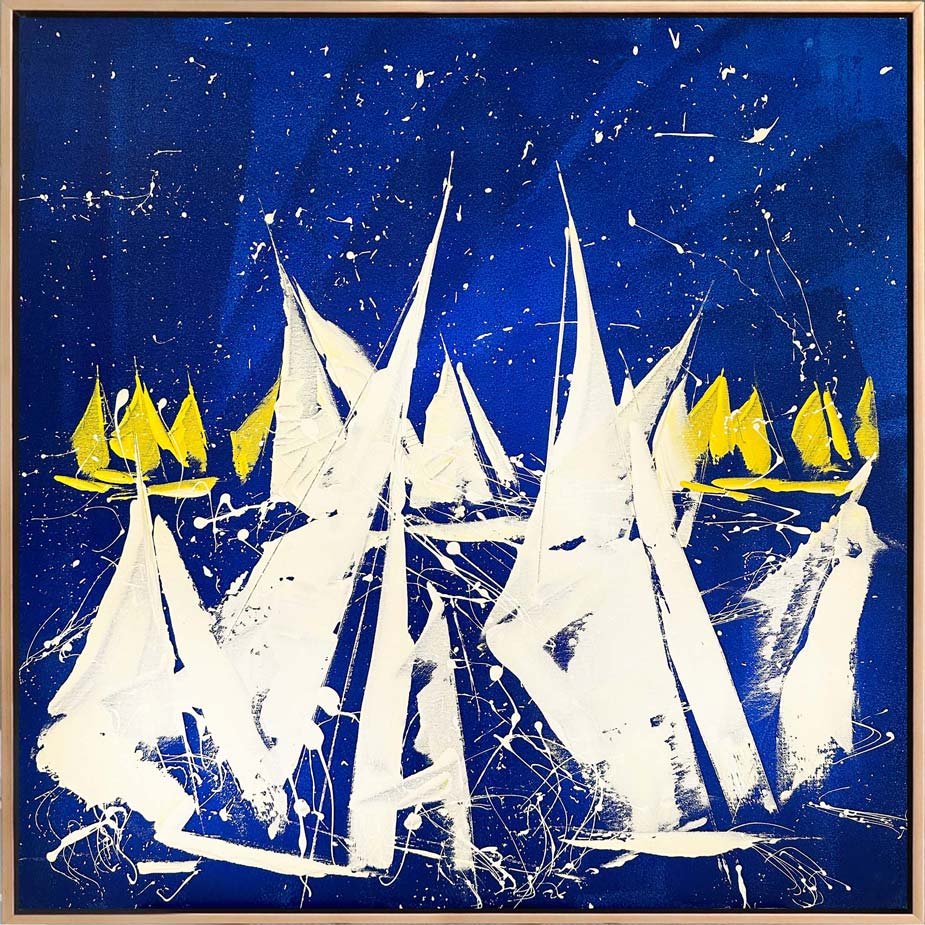 Rüzgarın Serenatı Dansı Yağlı Boya Tablosu