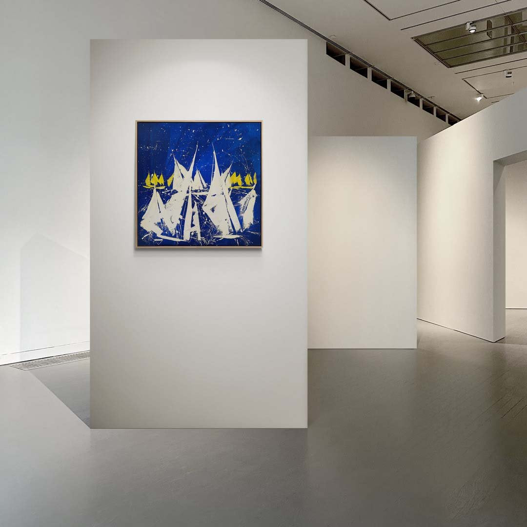 Rüzgarın Serenatı Dansı Yağlı Boya Tablosu