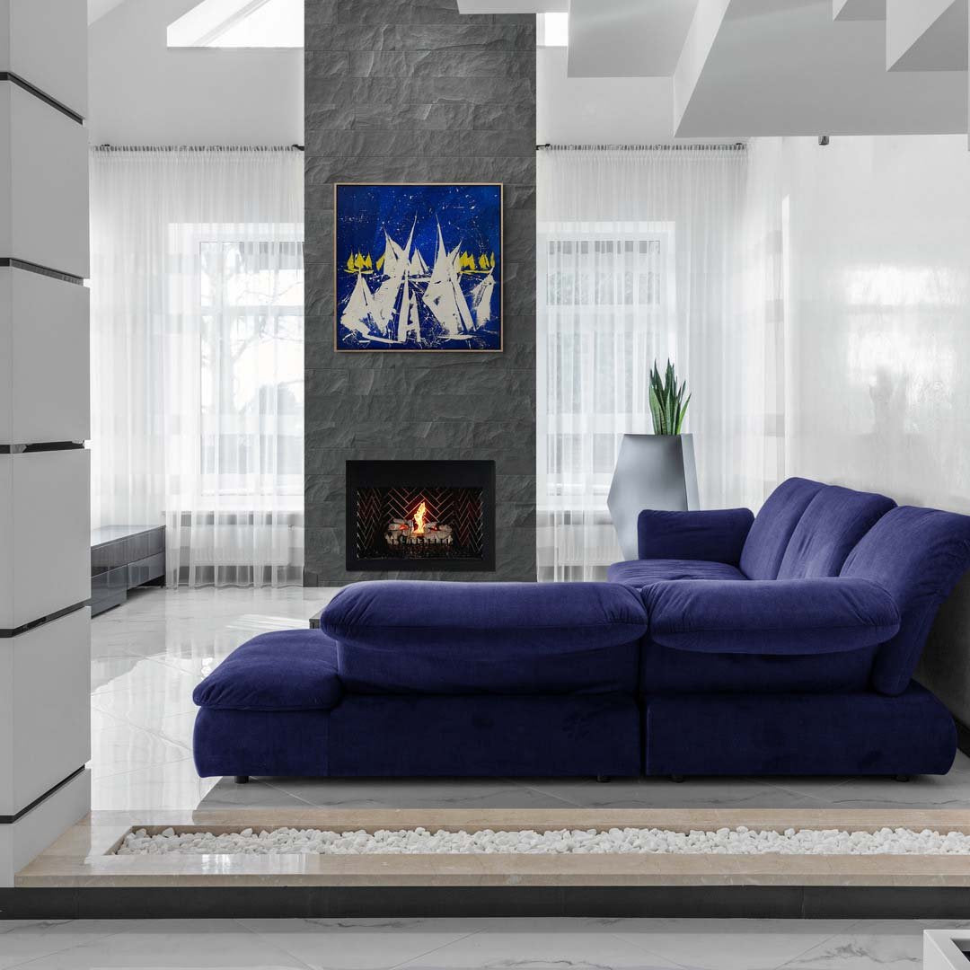 Rüzgarın Serenatı Dansı Yağlı Boya Tablosu